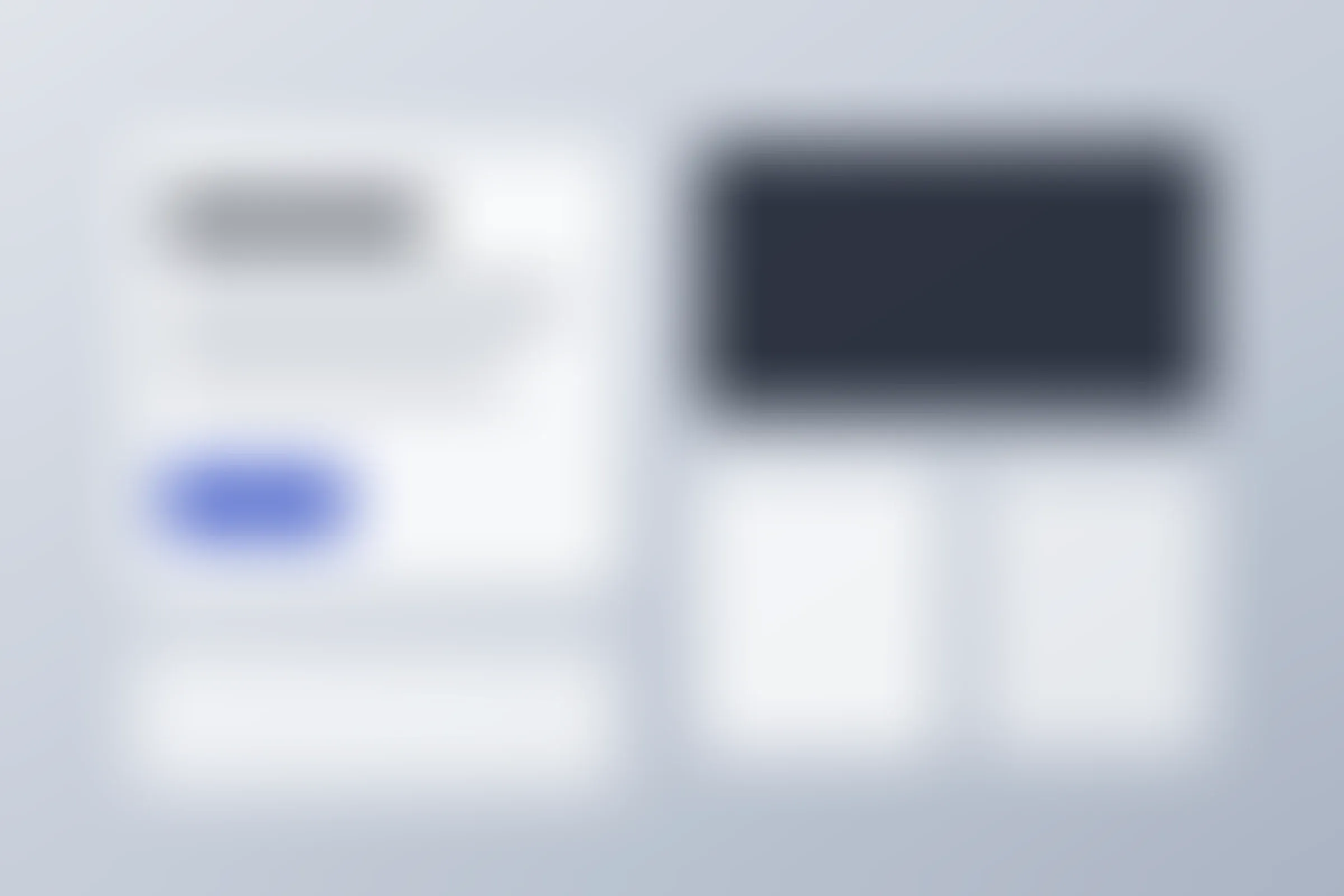 Blurred preview of The Alpine Project, a ski instructor booking app under NDA